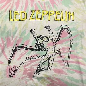 Led Zeppelin Long Sleeve Tie-dye XL Shirt